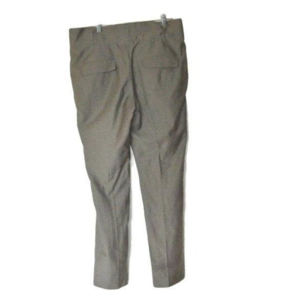 Brunello Cucinelli Pleated Pants Gray Cotton Silk size - 8 slit pockets - Picture 10 of 11